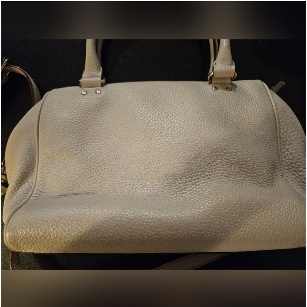Kate Spade Grant Park Alida Shoulder Tote Wkru2640 In Moussfrost Taupe - Picture 4 of 11